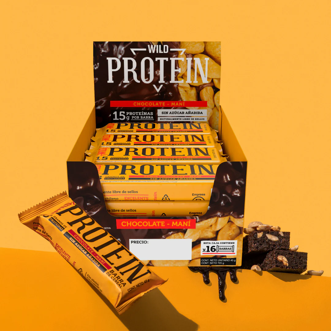 Wild Protein Chocolate Maní 16 unidades - Image 3