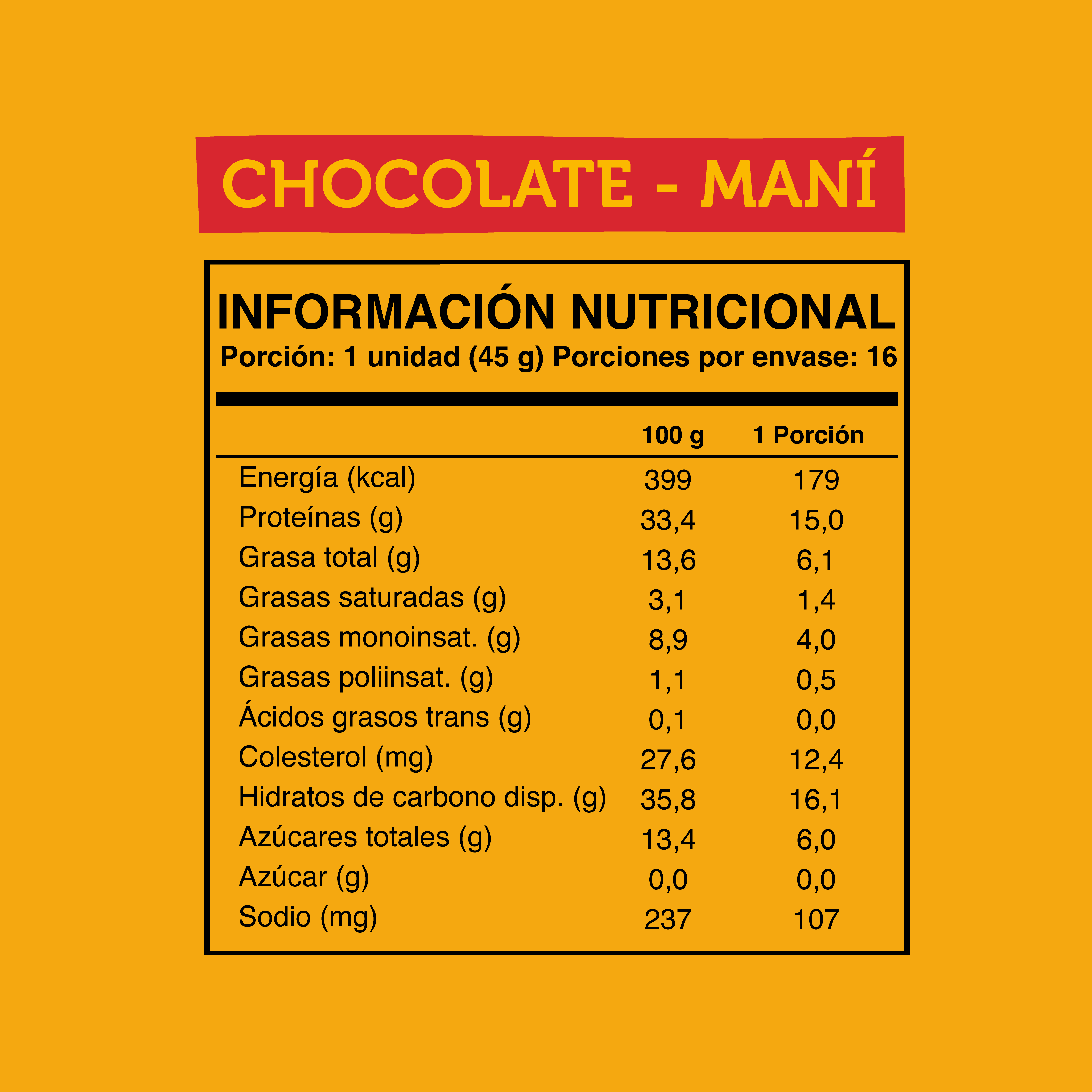 Wild Protein Chocolate Maní 16 unidades - Image 4