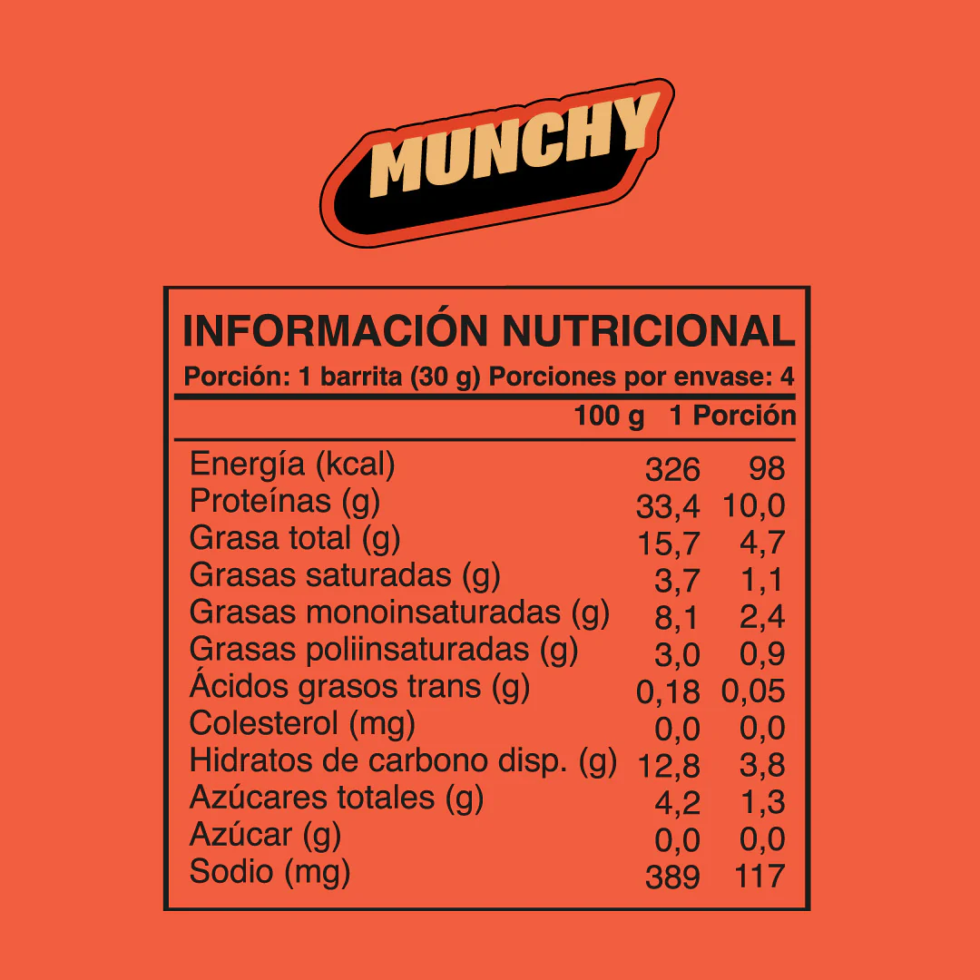 Wild Protein Munchy Chocolate Maní 4 unidades - Image 4