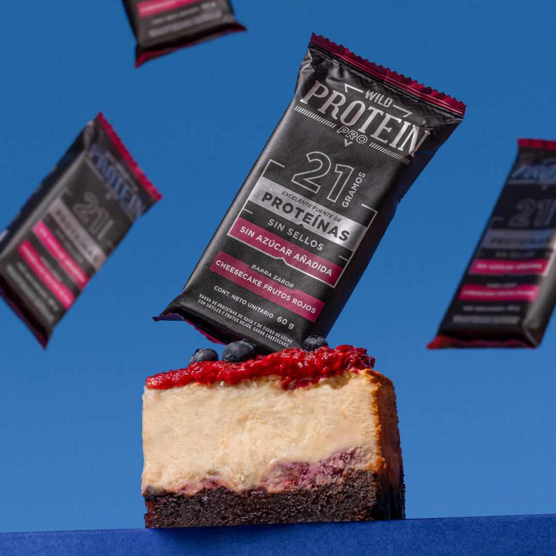 Barrita Wild Protein Pro Berries Cheesecake 4 unidades - Image 3