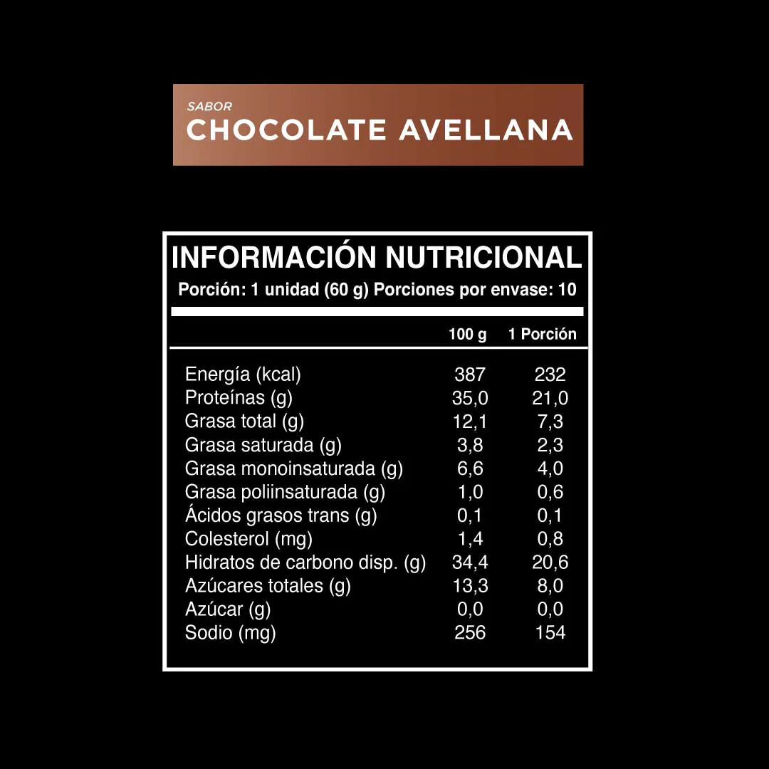 Barrita Wild Protein Pro Chocolate Avellana 10 unidades - Image 4