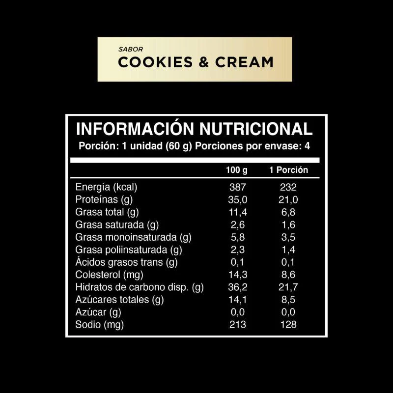 Barrita Wild Protein Pro Cookies & Cream 4 unidades - Image 3