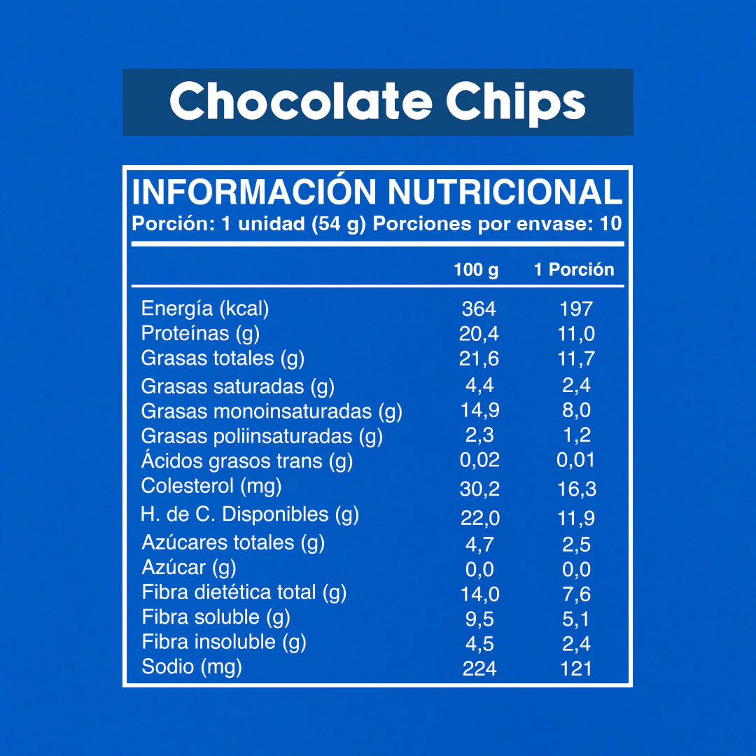 Wild Protein The Cookie Chocolate Chips 10 unidades - Image 4