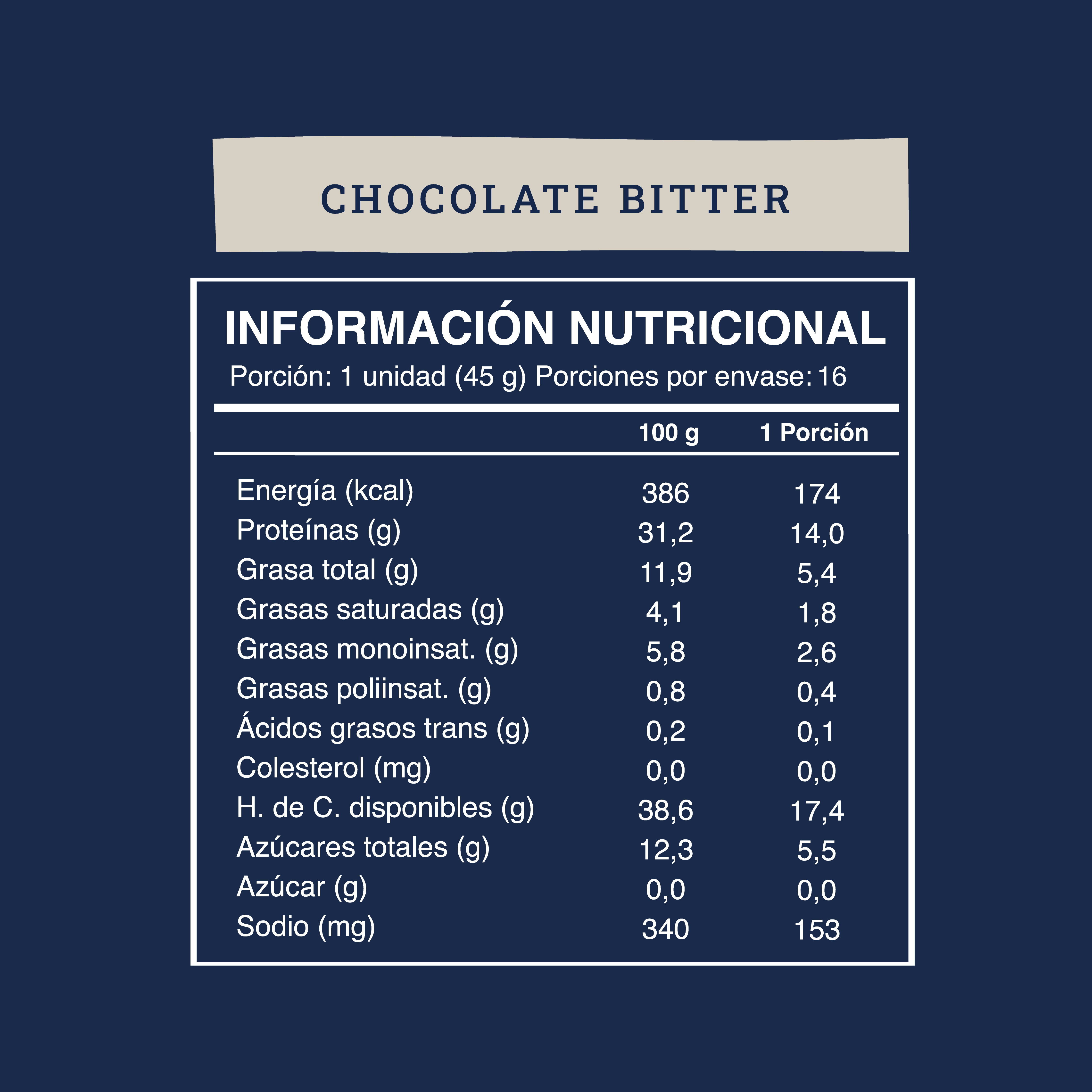 Wild Protein Vegana Chocolate Bitter 16 unidades - Image 3
