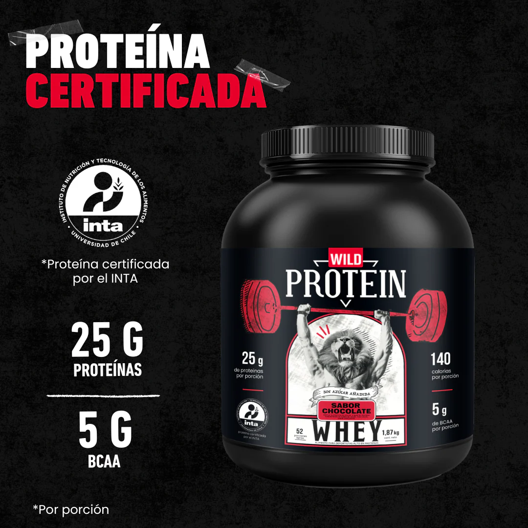 Wild Protein Whey Sabor Chocolate 1,87 kg - Image 3
