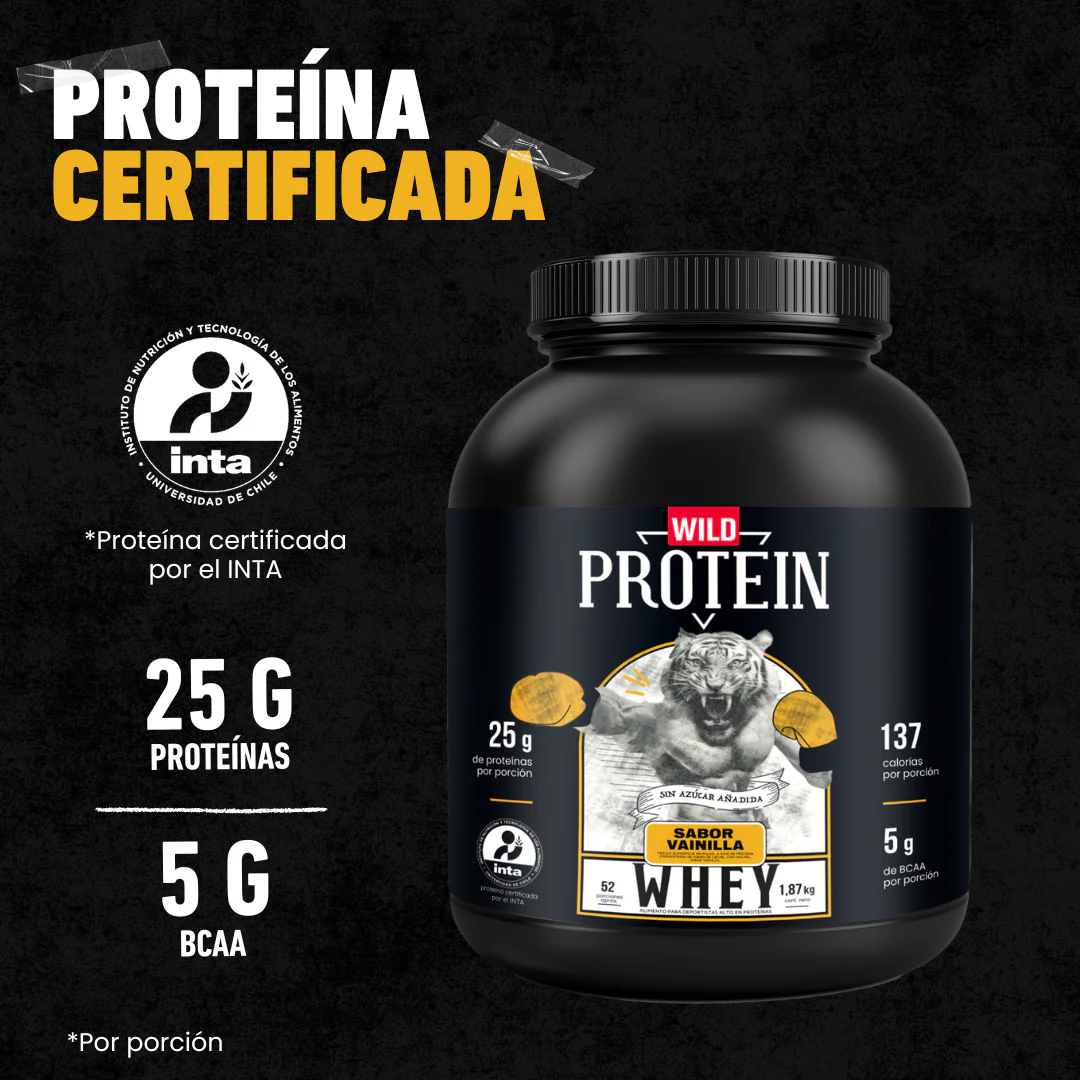 Wild Protein Whey Sabor Vainilla 1,87 kg - Image 3